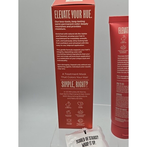 Overtone Color Depositing Treatment Mask - Golden Rose 4.5 Oz.  For Brown Hair - Picture 4 of 9